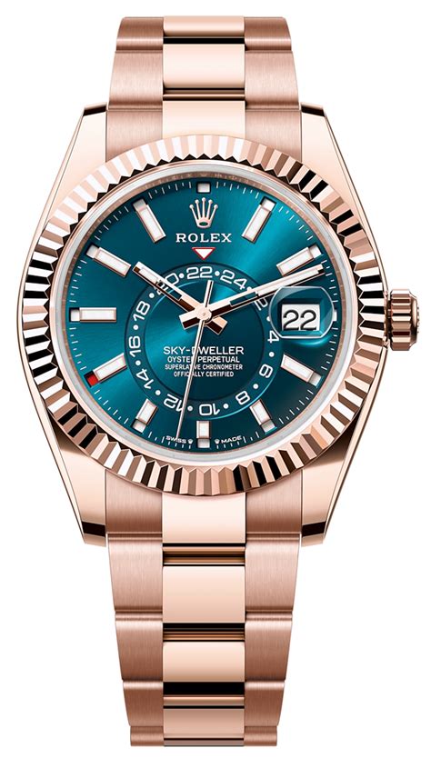 rolex sky dweller rose gold sundust|Rolex Sky-Dweller 336935 price.